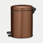 NewIcon Pedal Bin - канта за отпадоци, 5L warm bronze - Image 7
