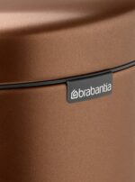 NewIcon Pedal Bin - канта за отпадоци, 5L warm bronze - Image 2