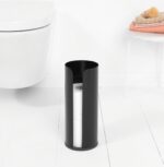 ReNew Toilet Roll Dispenser - држач за резервни ролни тоалетна хартија, Matt Black - Image 3