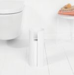 ReNew Toilet Roll Dispenser - држач за резервни ролни тоалетна хартија, White - Image 3