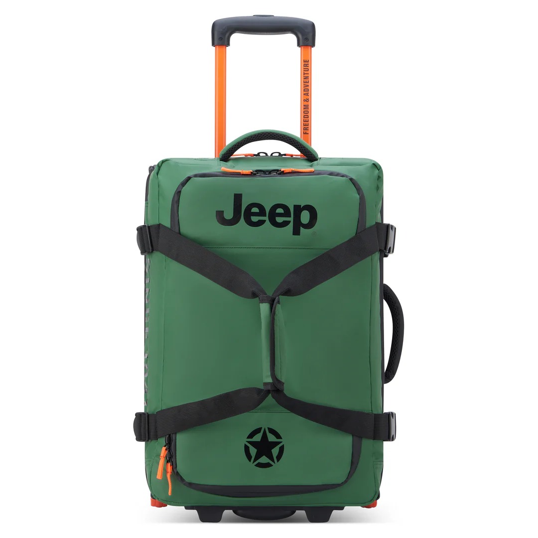 J0274321013 (1) JS005A 2-wheel Duffle 55 cm – куфер, Green - Image 1