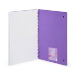 Notebook Spiral Large – тетратка со спирала, голема, линии Flowers - Image 5