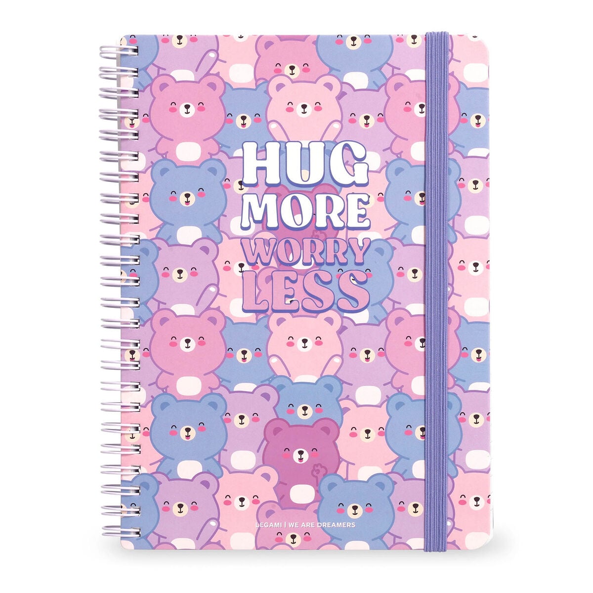 A4NOTS0061-1 Notebook Spiral Large – тетратка со спирала, голема, линии Teddy Bear - Image 1