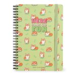 Notebook Spiral Large – тетратка со спирала, голема, линии Corgi