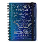 Notebook Spiral Large – тетратка со спирала, голема, линии Moth