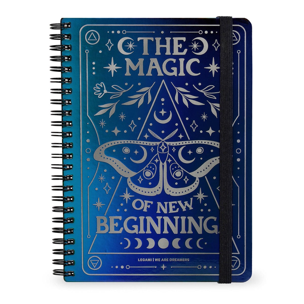 A4NOTS0064-1 Notebook Spiral Large – тетратка со спирала, голема, линии Moth - Image 1