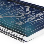 Notebook Spiral Large – тетратка со спирала, голема, линии Moth - Image 2