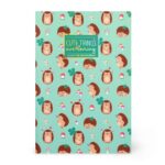 Notebook Medium – A5 тетратка (празна), Hedgehog