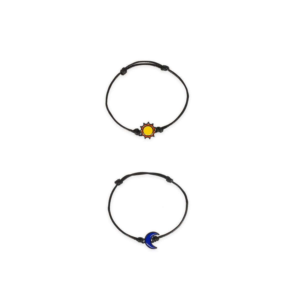 BRA0003-1 Better Together - сет од 2 алки, Sun&Moon - Image 1
