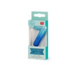 Happy Birthday Candles – свеќа Number 7 – Blue - Image 3