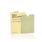 Max Benjamin Scented Card - освежувач за гардеробер, Lemongrass and Ginger