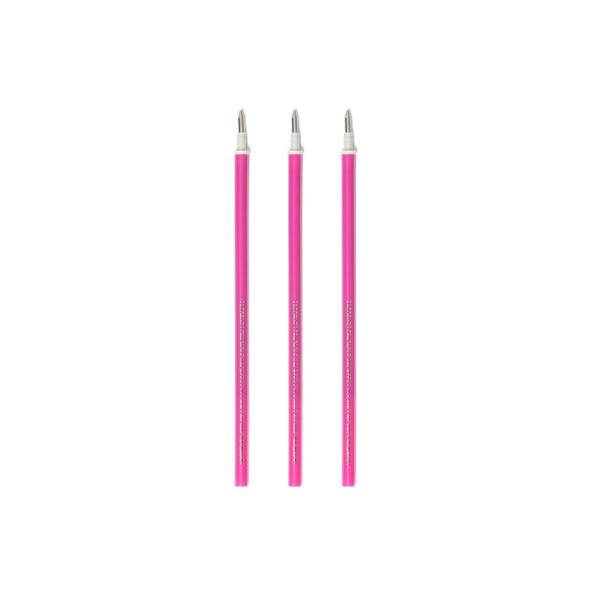 REFEP0008_1 Erasable Pen Refills - сет од 3 рефили, Pink - Image 1