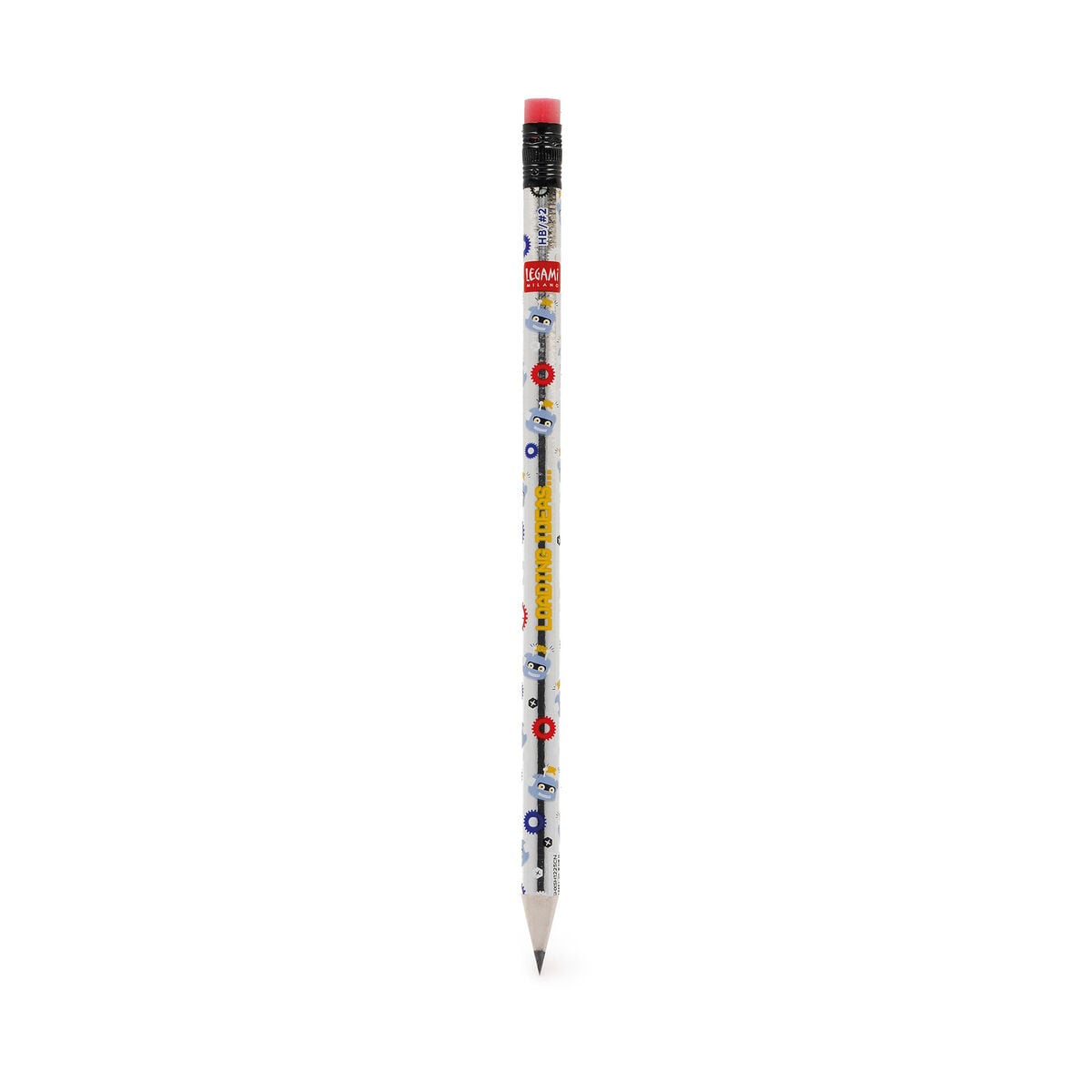 SCV0075-1 I Used to Be a Newspaper Recycled Paper Pencil – молив, Robot - Image 1