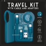 Travel Kit with Cable and Adapters - сет кабли и адаптер за патување - Image 2