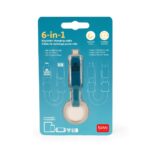 6-In-1 Keychain Charging - кабел за поленење - Image 3