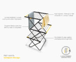 AirFrame 3-tier Clothes Airer - сушара - Image 5