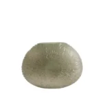 CONCHA - вазна, 40,5x11x30,5 cm glass grey-green