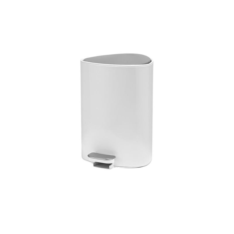 7000002 EasyStore 5L Bathroom Bin - корпа за отпадоци, Gloss White - Image 1