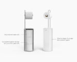 EasyStore Toilet Roll Holder - држач за тоалет хартија, White - Image 4