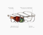 Cradle Folding Wine Bottle Storage - држач за шишиња - Image 4