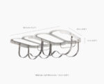 Cradle Folding Wine Bottle Storage - држач за шишиња - Image 5