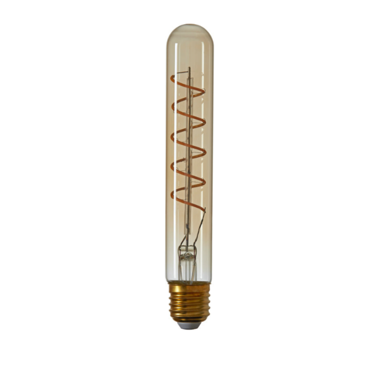 9900406_1 LIGHT - сијалица 4W amber E27 dimmable Deco LED tube Ø3x19 cm - Image 1