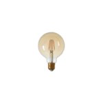 LIGHT - сијалица LED globe Ø9,5x14 cm 4W amber E27 dimmable