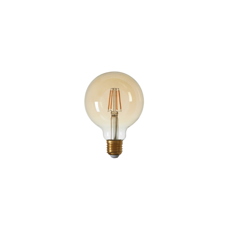 9900415_1 LIGHT - сијалица LED globe Ø9,5x14 cm 4W amber E27 dimmable - Image 1