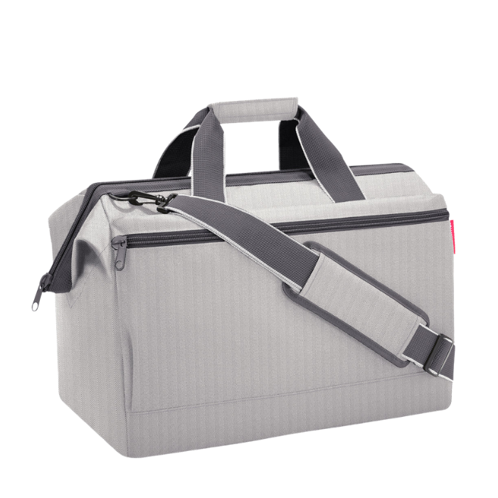 MK7074_2-1 Allrounder L Pocket - торба, Herringbone Grey - Image 1