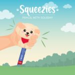 Squeezies - молив, Golden - Image 4