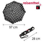 Umbrella Pocket Duomatic - чадор, Dots White - Image 5