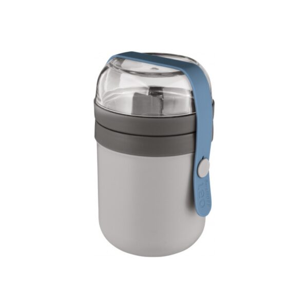 Dual lunch pot grey - сад за пренос на храна grey