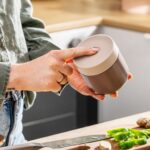 Snackable Food Jar 0,35L Nommie - Сад за складирање, Peach & Rose - слика 3