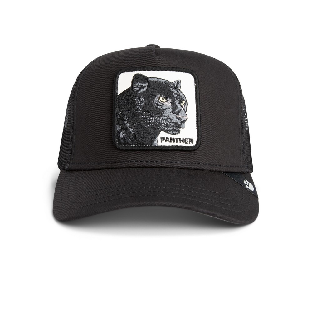 GB-101-2510-VOI (1) Baseball Cap Panther Trucker, Black - капа - Image 1