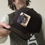 Baseball Cap Golden Panther, Black - капа - Image 3