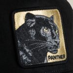 Baseball Cap Golden Panther, Black - капа - Image 4