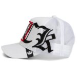 Baseball Cap Old English Cock, White - капа - Image 2