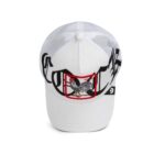 Baseball Cap Old English Cock, White - капа - Image 4