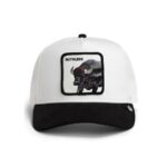 Baseball Cap Suede Ruthless Bull, Black & White - капа