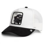 Baseball Cap Suede Ruthless Bull, Black & White - капа - Image 2