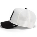 Baseball Cap Suede Ruthless Bull, Black & White - капа - Image 3