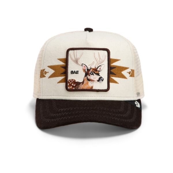 Baseball Cap Canyon Bae Reindeer, Beige - капа