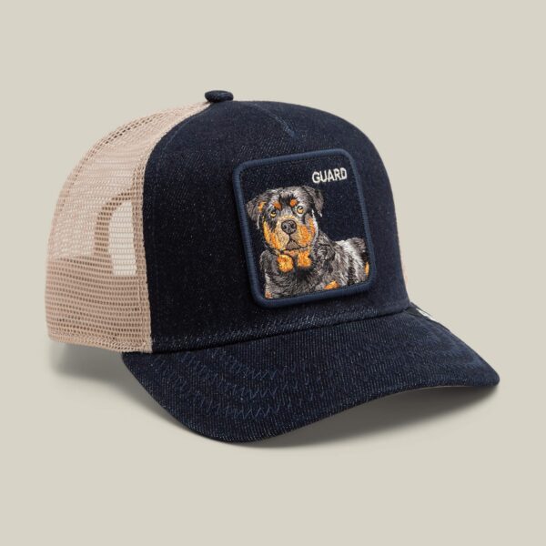 Baseball Cap Denim Guard Dog, Denim - капа - слика 2