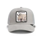 Baseball Cap Suede Rhino, Grey - капа