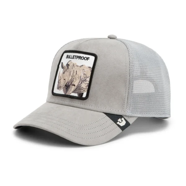 Baseball Cap Suede Rhino, Grey - капа - слика 2