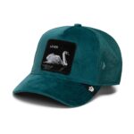 Baseball Cap Velour Lover Swan, Turquoise - капа - Image 2