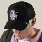 Baseball Cap Black Out Lion, Black - капа - Image 6