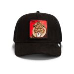 Baseball Cap Leone Rosso Lion, Black - капа