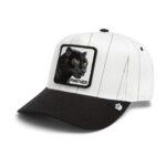 Baseball Cap Pinstripe Panther, White-Black - капа - Image 2
