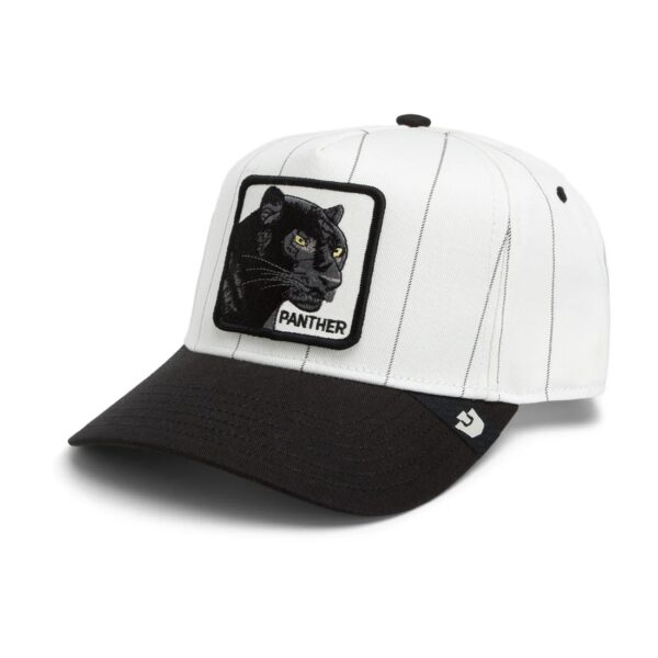 Baseball Cap Pinstripe Panther, White-Black - капа - слика 2